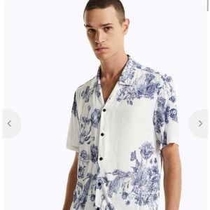 Ksubi master resort shirt white. Size Large. Very lightly used.